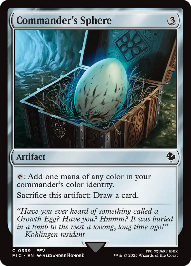 Commander's Sphere [FINAL FANTASY Commander] | Boutique FDB TCG