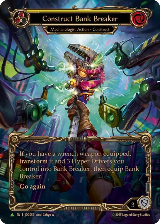 Construct Bank Breaker [JDG052] (Promo)  Cold Foil | Boutique FDB TCG