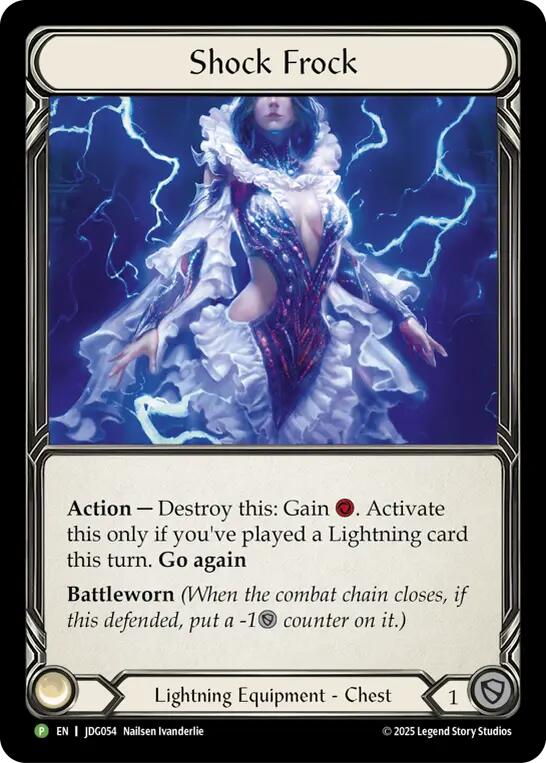 Shock Frock [JDG054] (Promo)  Cold Foil | Boutique FDB TCG