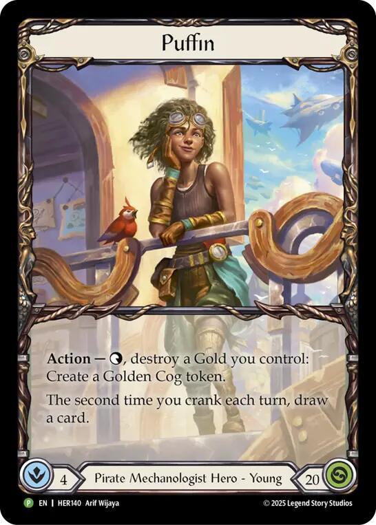 Puffin [HER140] (Promo)  Rainbow Foil | Boutique FDB TCG