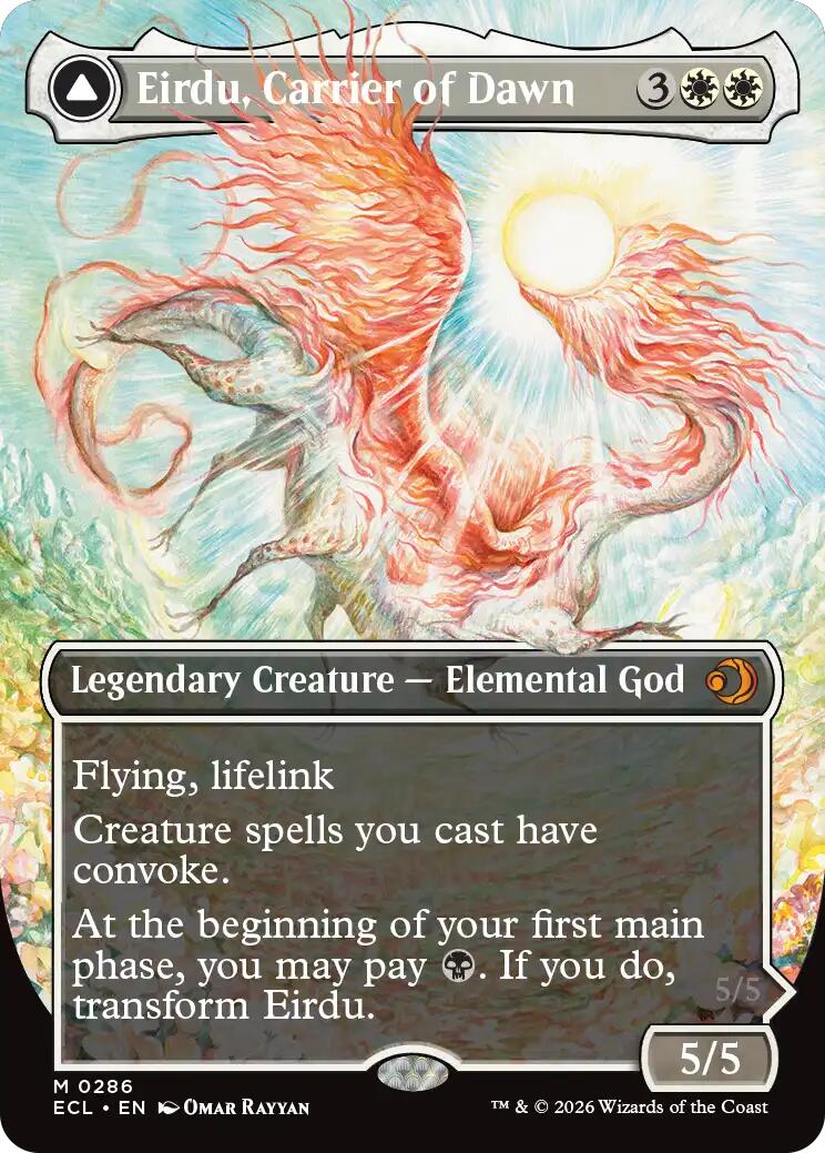 Eirdu, Carrier of Dawn (Borderless) [Lorwyn Eclipsed] | Boutique FDB TCG