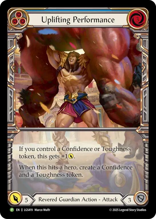 Uplifting Performance [LGS419] (Promo)  Cold Foil | Boutique FDB TCG