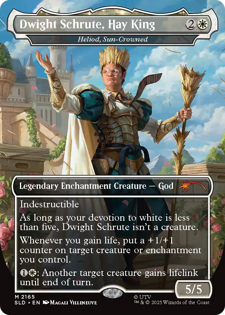 Dwight Schrute, Hay King - Heliod, Sun-Crowned [Secret Lair Drop Series] | Boutique FDB TCG