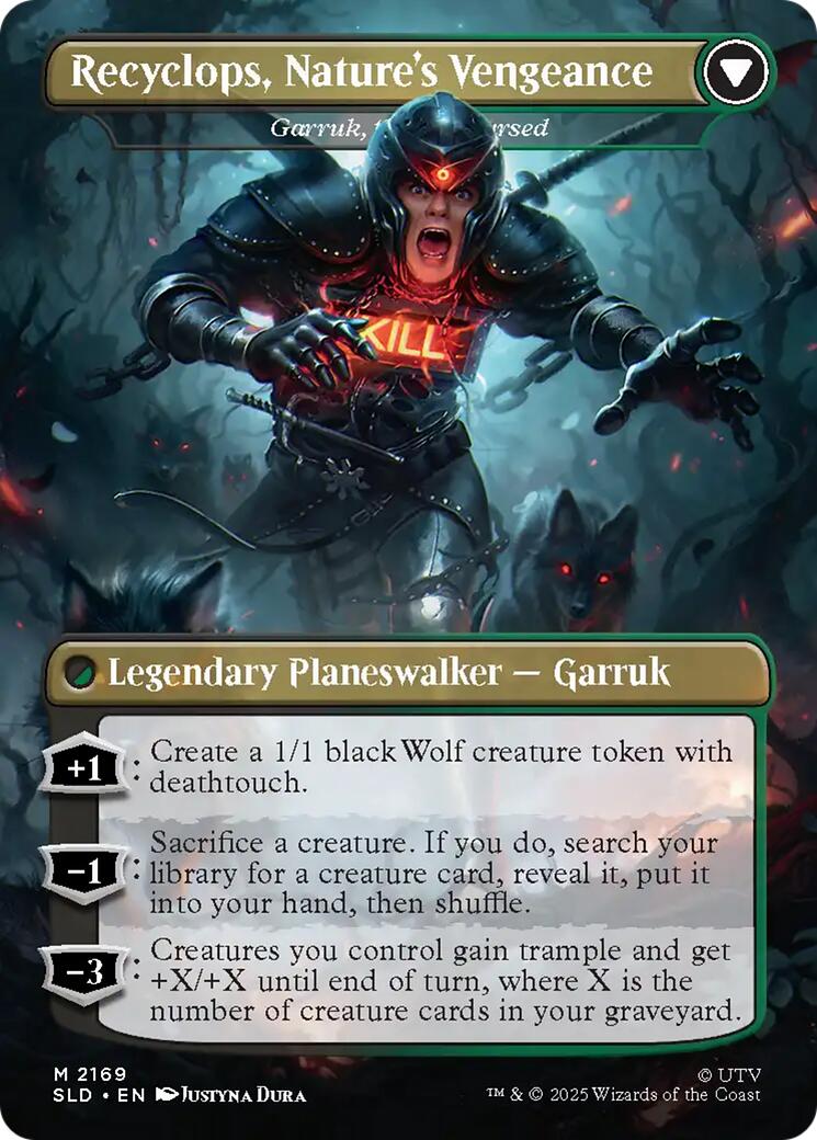 Recyclops, Eco-friendly - Garruk Relentless [Secret Lair Drop Series] | Boutique FDB TCG