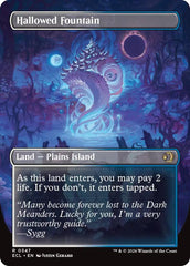 Hallowed Fountain (Borderless) [Lorwyn Eclipsed] | Boutique FDB TCG