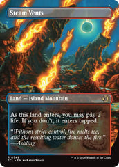Steam Vents (Borderless) [Lorwyn Eclipsed] | Boutique FDB TCG