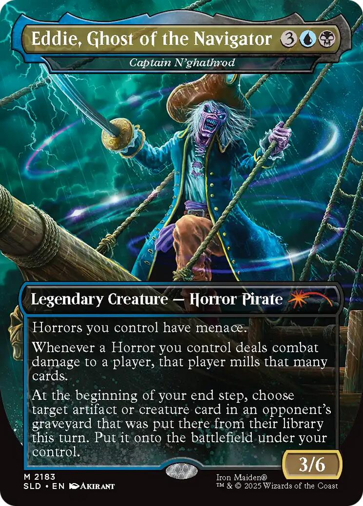 Eddie, Ghost of the Navigator - Captain N'ghathrod [Secret Lair Drop Series] | Boutique FDB TCG