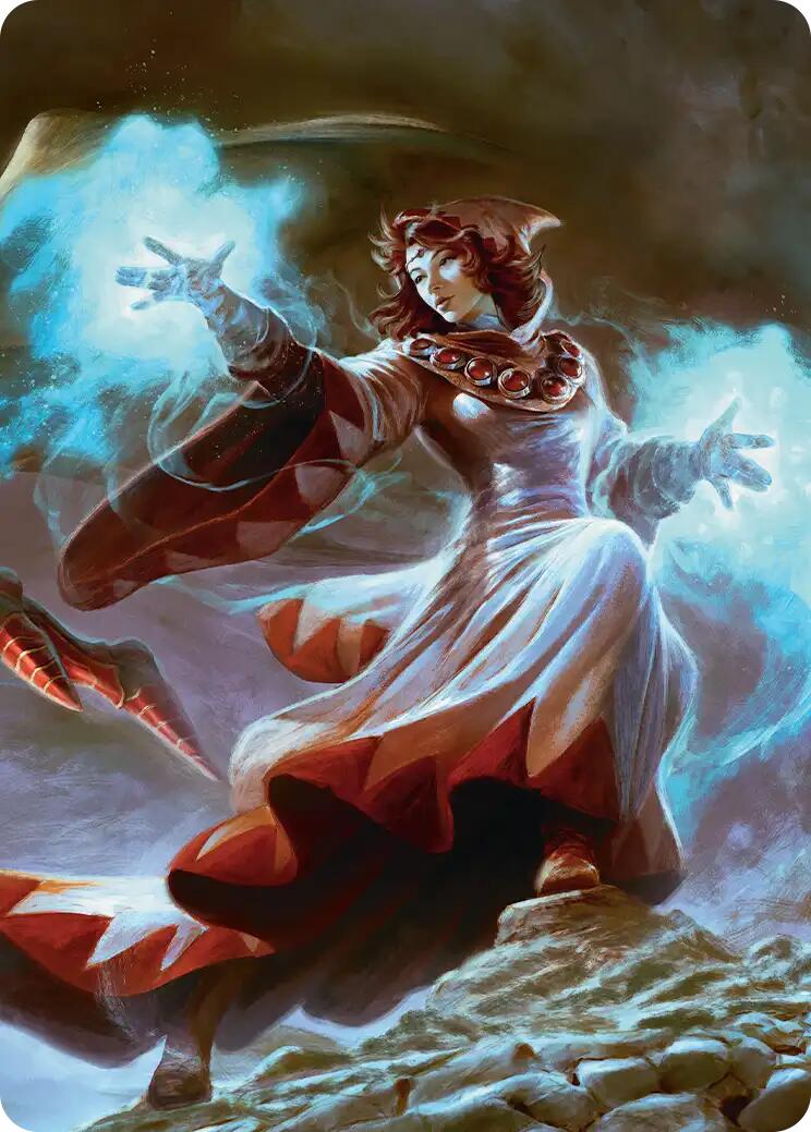 The Destined White Mage Scene Art Card [FINAL FANTASY Art Series] | Boutique FDB TCG