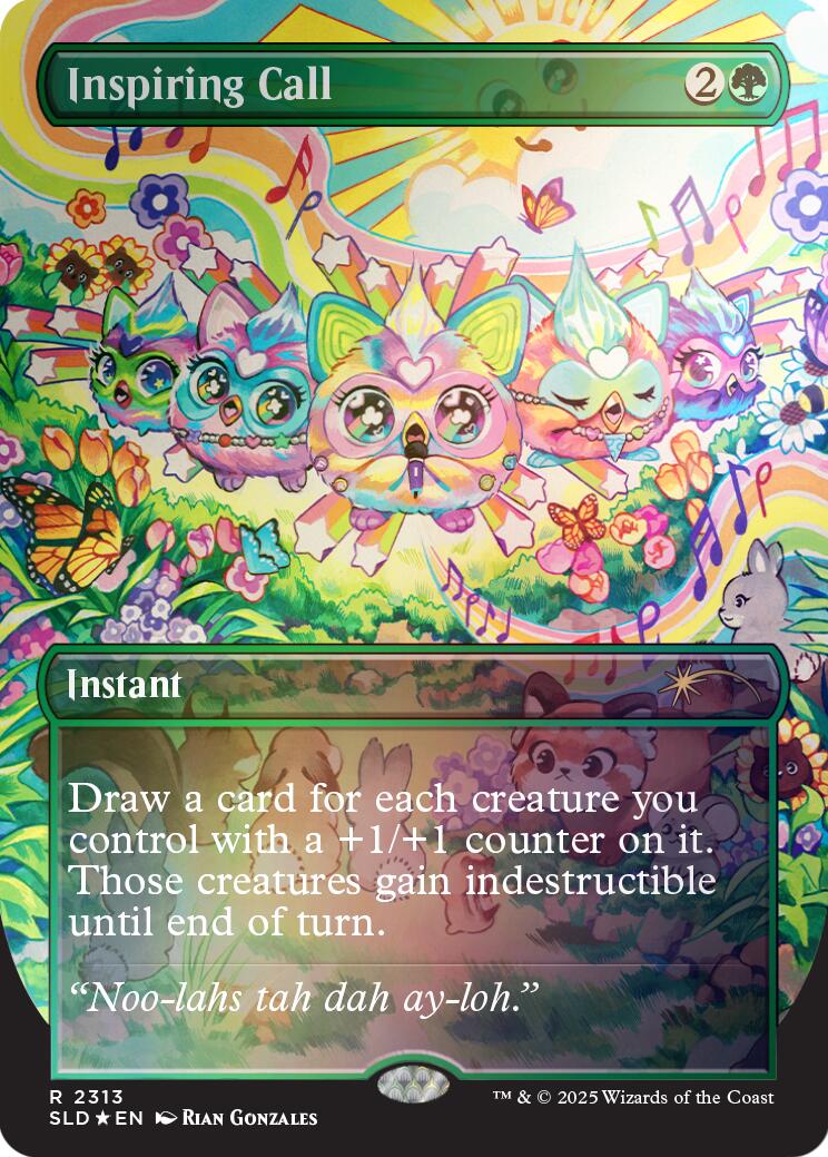 Inspiring Call (Rainbow Foil) [Secret Lair Drop Series] | Boutique FDB TCG