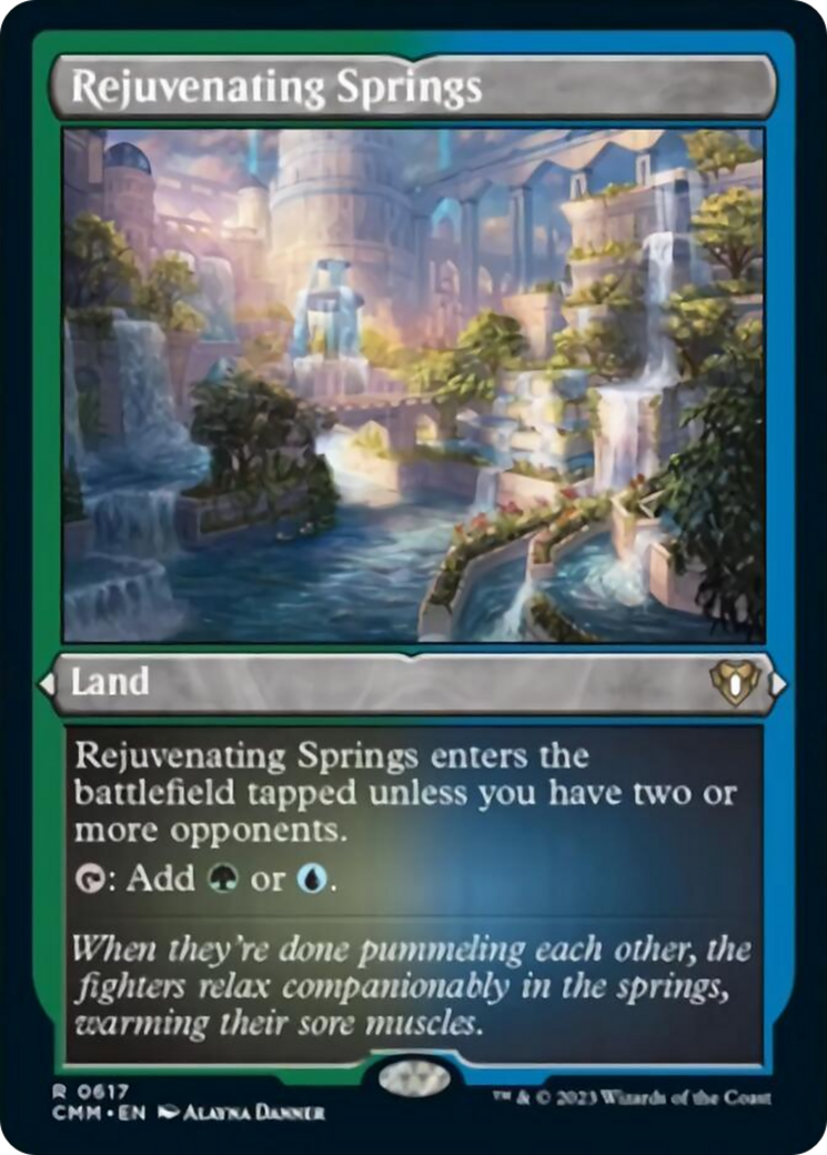 Rejuvenating Springs (Foil Etched) [Commander Masters] | Boutique FDB TCG