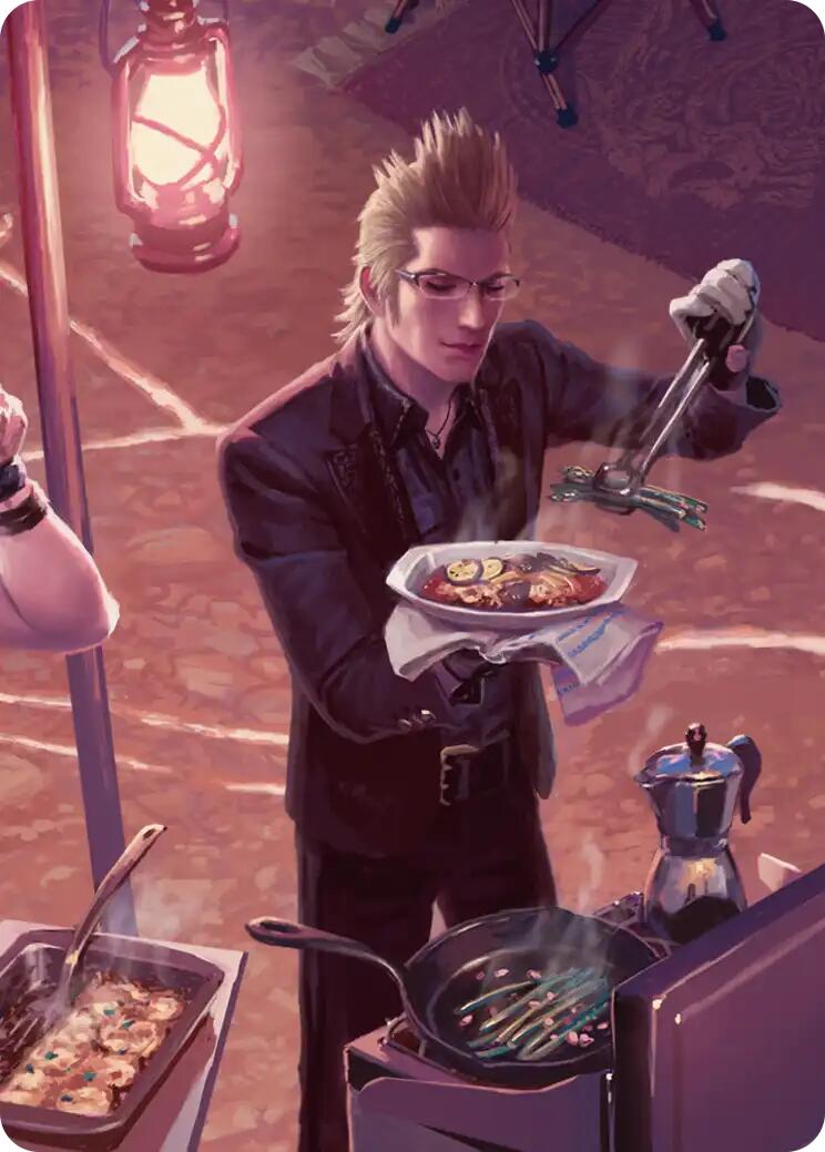 Campsite Cuisine Scene Art Card [FINAL FANTASY Art Series] | Boutique FDB TCG