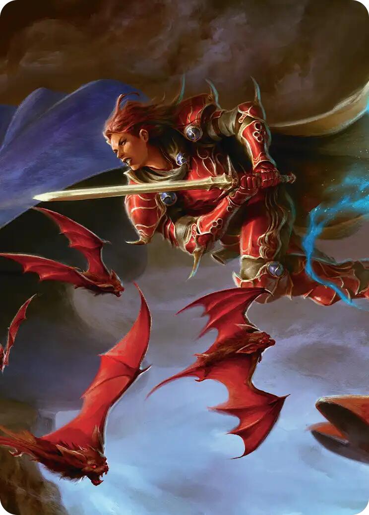 The Destined Warrior Scene Art Card [FINAL FANTASY Art Series] | Boutique FDB TCG