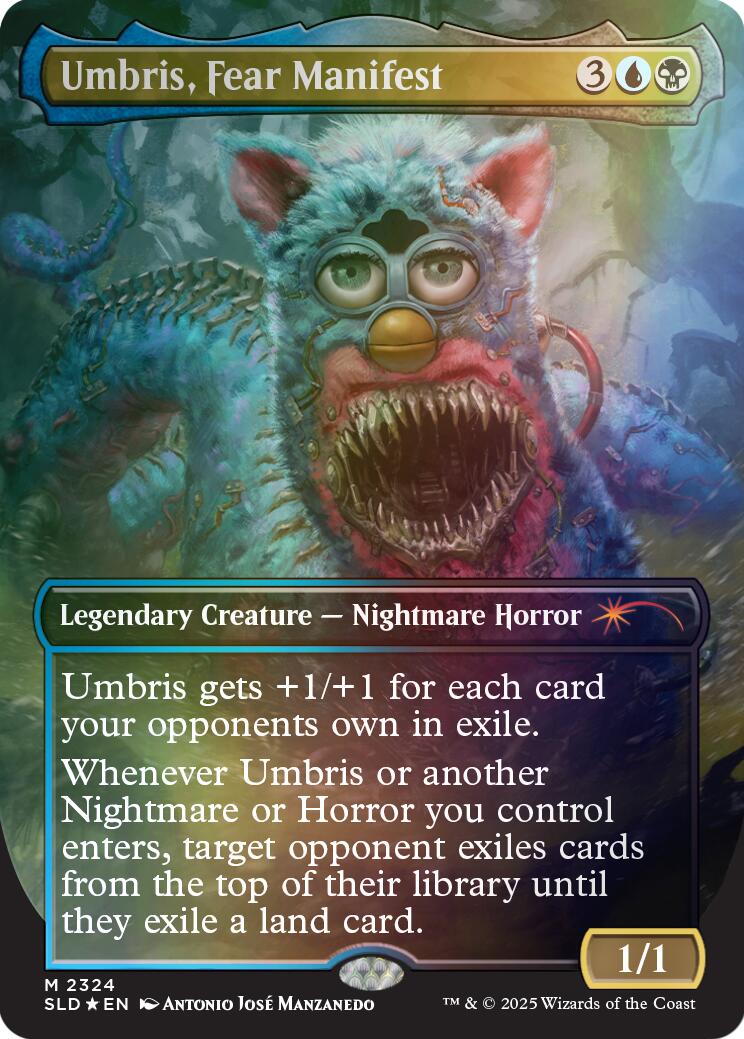 Umbris, Fear Manifest (Rainbow Foil) [Secret Lair Drop Series] | Boutique FDB TCG