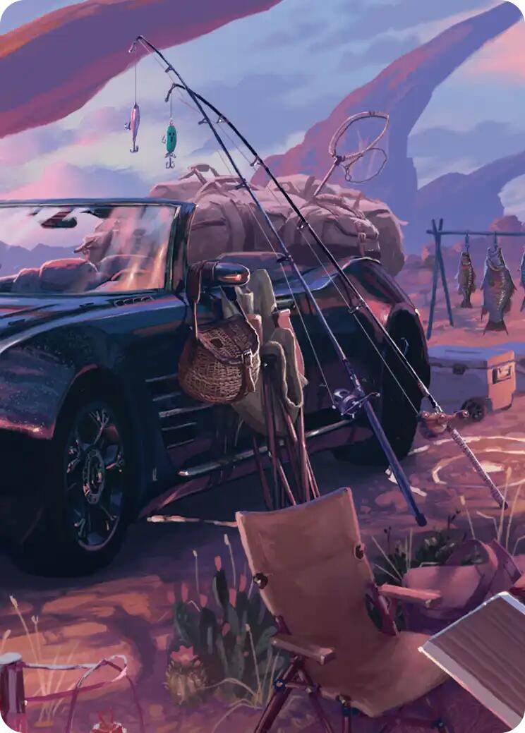Fishing Gear Scene Art Card [FINAL FANTASY Art Series] | Boutique FDB TCG