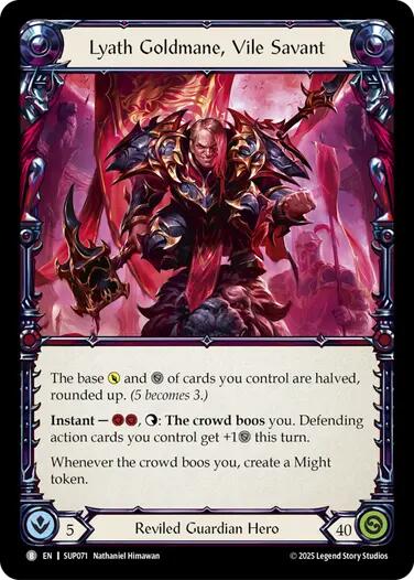 Lyath Goldmane, Vile Savant // Lyath Goldmane [SUP071//SUP072] (Super Slam) | Boutique FDB TCG