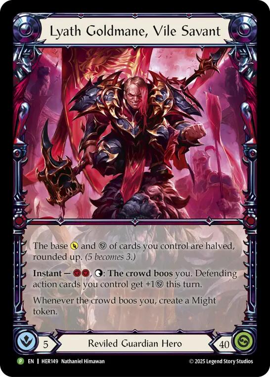 Lyath Goldmane, Vile Savant [HER149] (Promo)  Rainbow Foil | Boutique FDB TCG