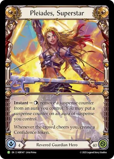 Pleiades, Superstar [HER147] (Promo)  Rainbow Foil | Boutique FDB TCG