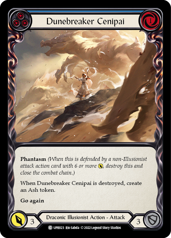 Dunebreaker Cenipai (Blue) [UPR023] (Uprising) | Boutique FDB TCG