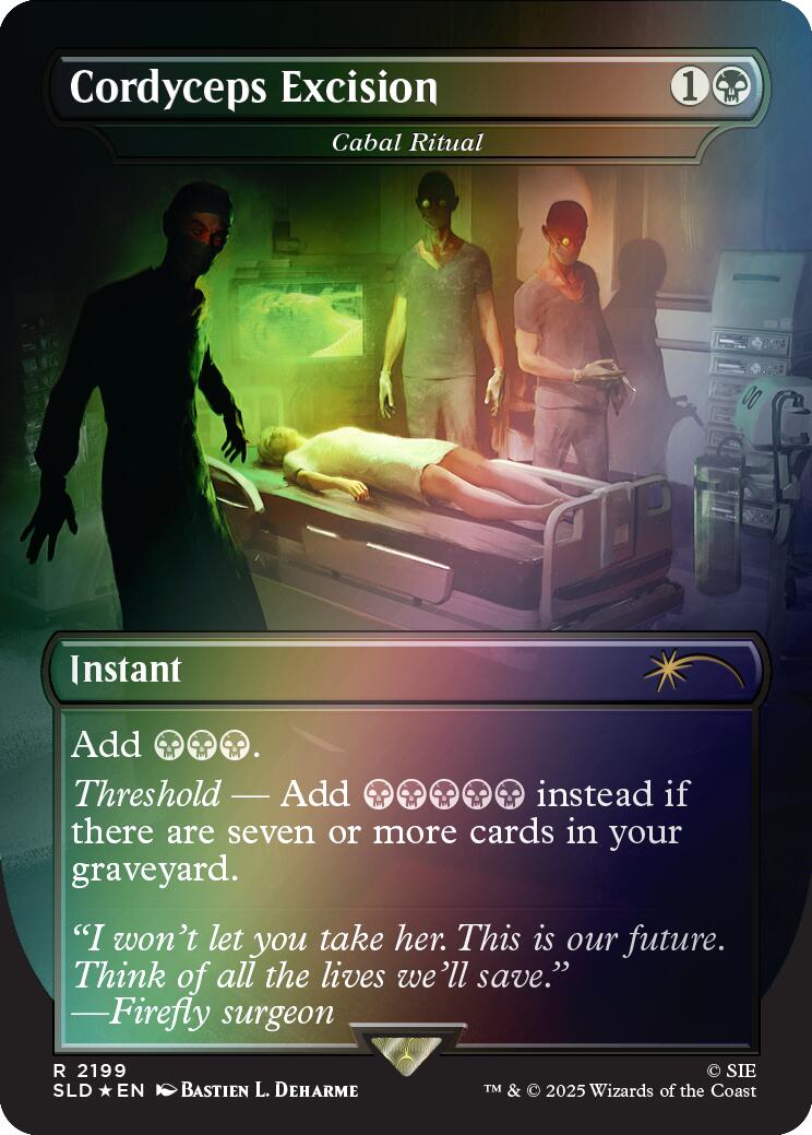 Cordyceps Excision - Cabal Ritual (Rainbow Foil) [Secret Lair Drop Series] | Boutique FDB TCG