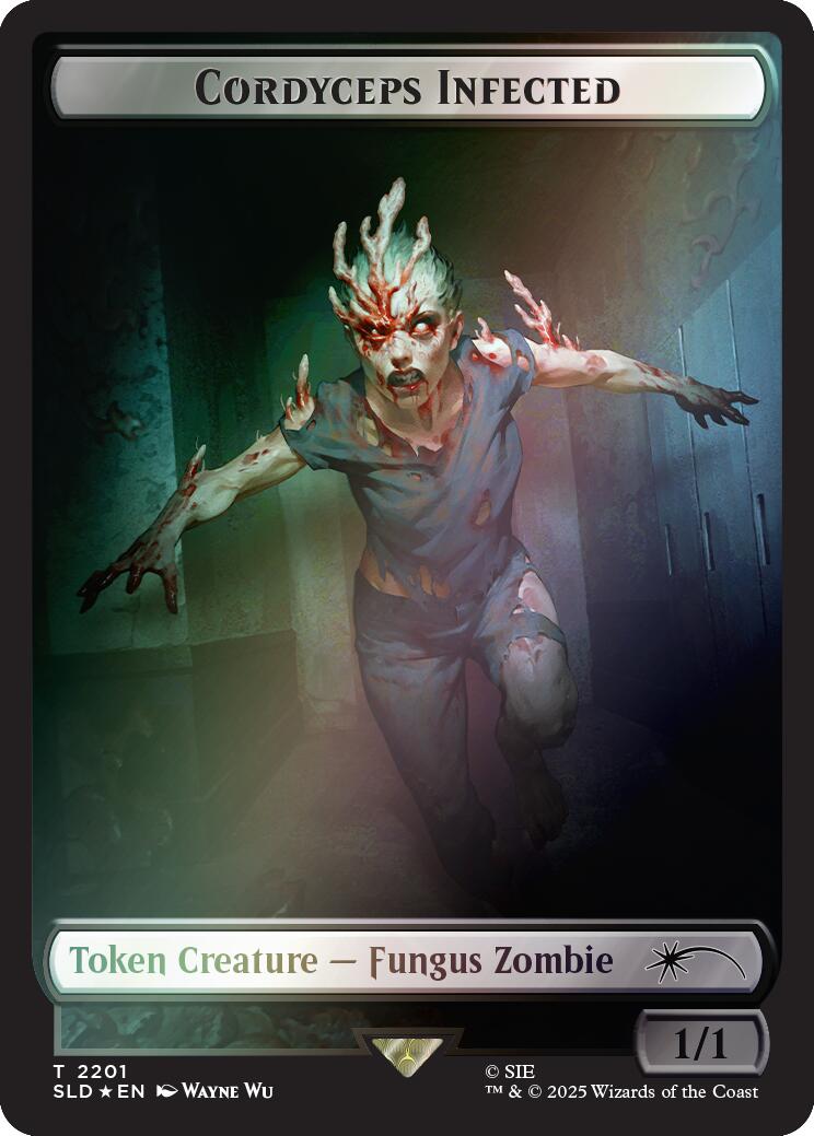 Cordyceps Infected Token (2201) (Rainbow Foil) [Secret Lair Drop Series] | Boutique FDB TCG