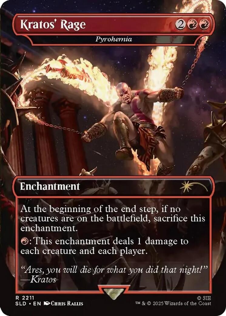 Kratos' Rage - Pyrohemia [Secret Lair Drop Series] | Boutique FDB TCG