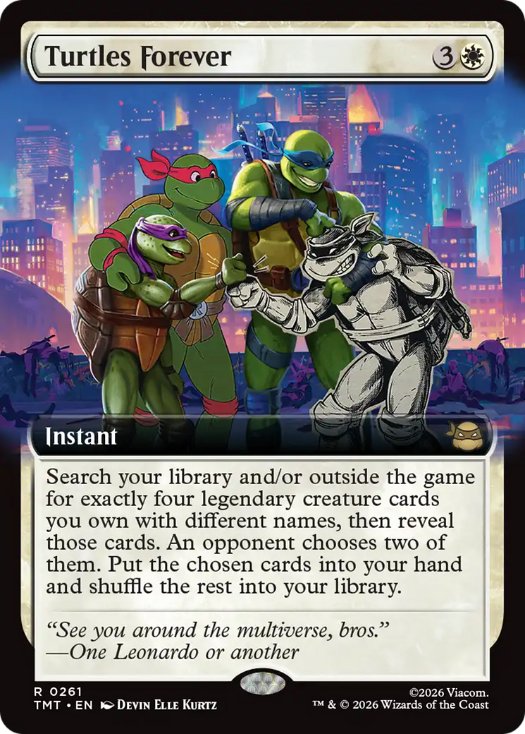 Turtles Forever (Extended Art) [Teenage Mutant Ninja Turtles] | Boutique FDB TCG