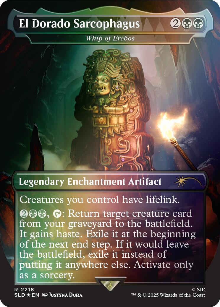 El Dorado Sarcophagus - Whip of Erebos (Rainbow Foil) [Secret Lair Drop Series] | Boutique FDB TCG