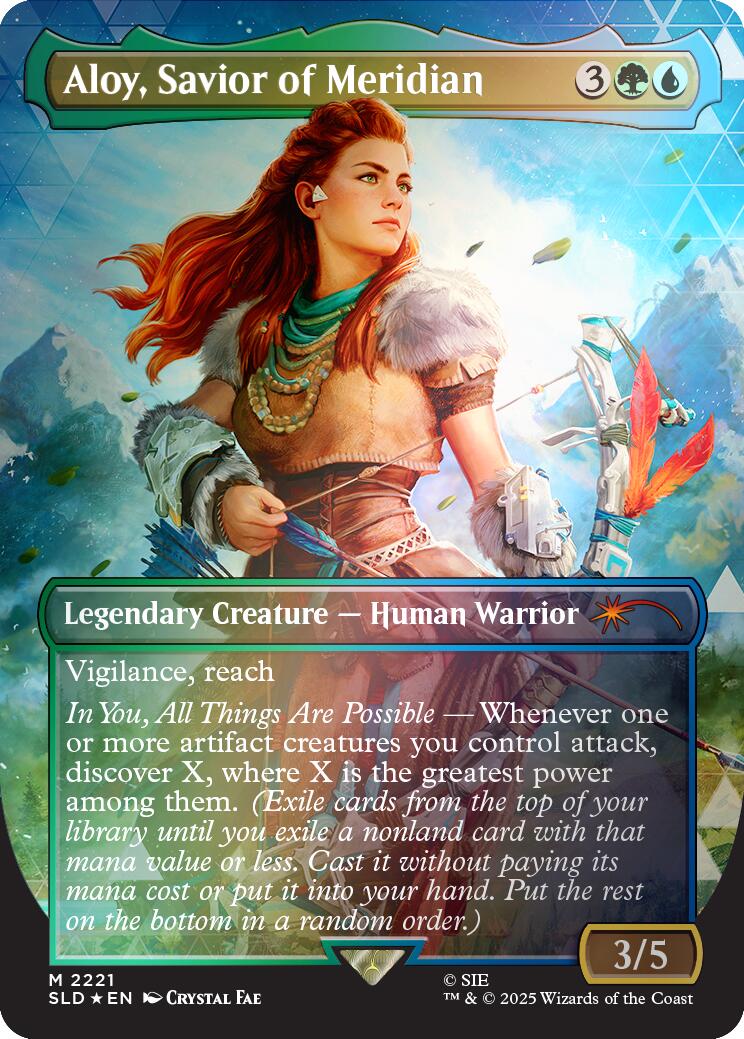 Aloy, Savior of Meridian (Rainbow Foil) [Secret Lair Drop Series] | Boutique FDB TCG