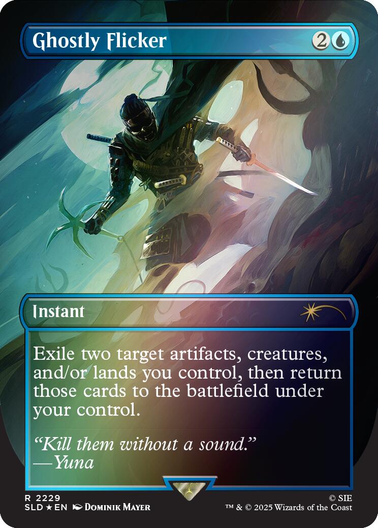 Ghostly Flicker (Rainbow Foil) [Secret Lair Drop Series] | Boutique FDB TCG