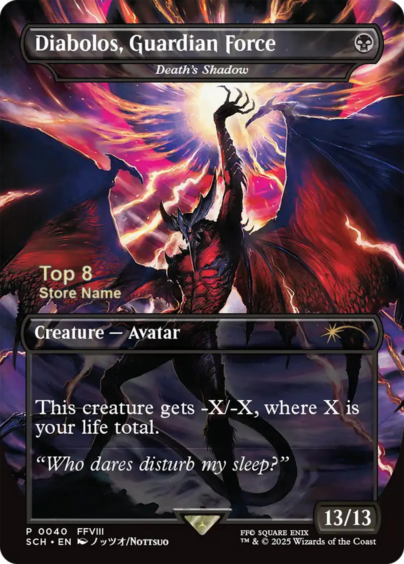 Diabolos, Guardian Force - Death's Shadow (Top 8) [Store Championships 2025] | Boutique FDB TCG