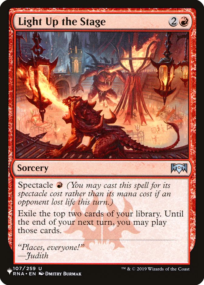 Light Up the Stage [The List] | Boutique FDB TCG