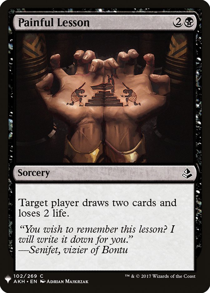 Painful Lesson [Mystery Booster] | Boutique FDB TCG