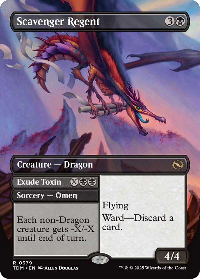Scavenger Regent (Borderless) [Tarkir: Dragonstorm] | Boutique FDB TCG