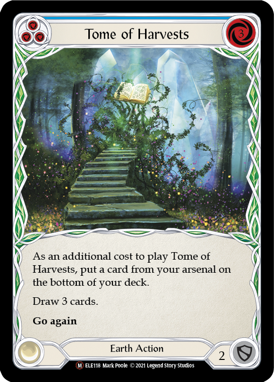 Tome of Harvests [U-ELE118] (Tales of Aria Unlimited)  Unlimited Normal | Boutique FDB TCG