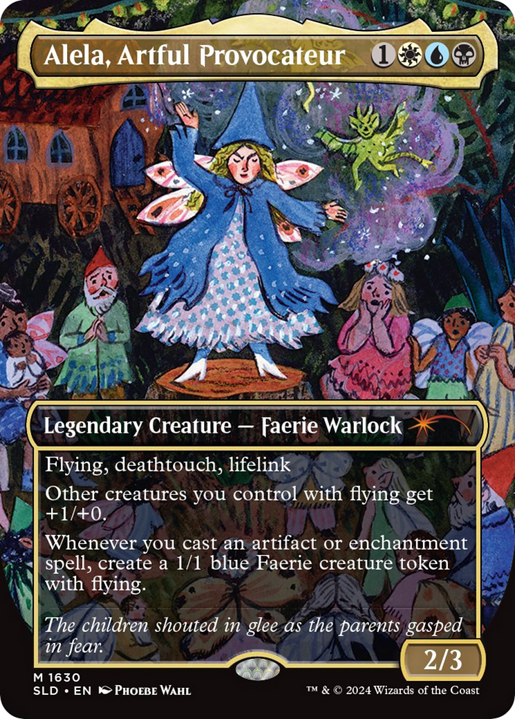 Alela, Artful Provocateur (1630) (Rainbow Foil) [Secret Lair Drop Series] | Boutique FDB TCG