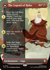 The Legend of Roku (Borderless) [Avatar: The Last Airbender] | Boutique FDB TCG