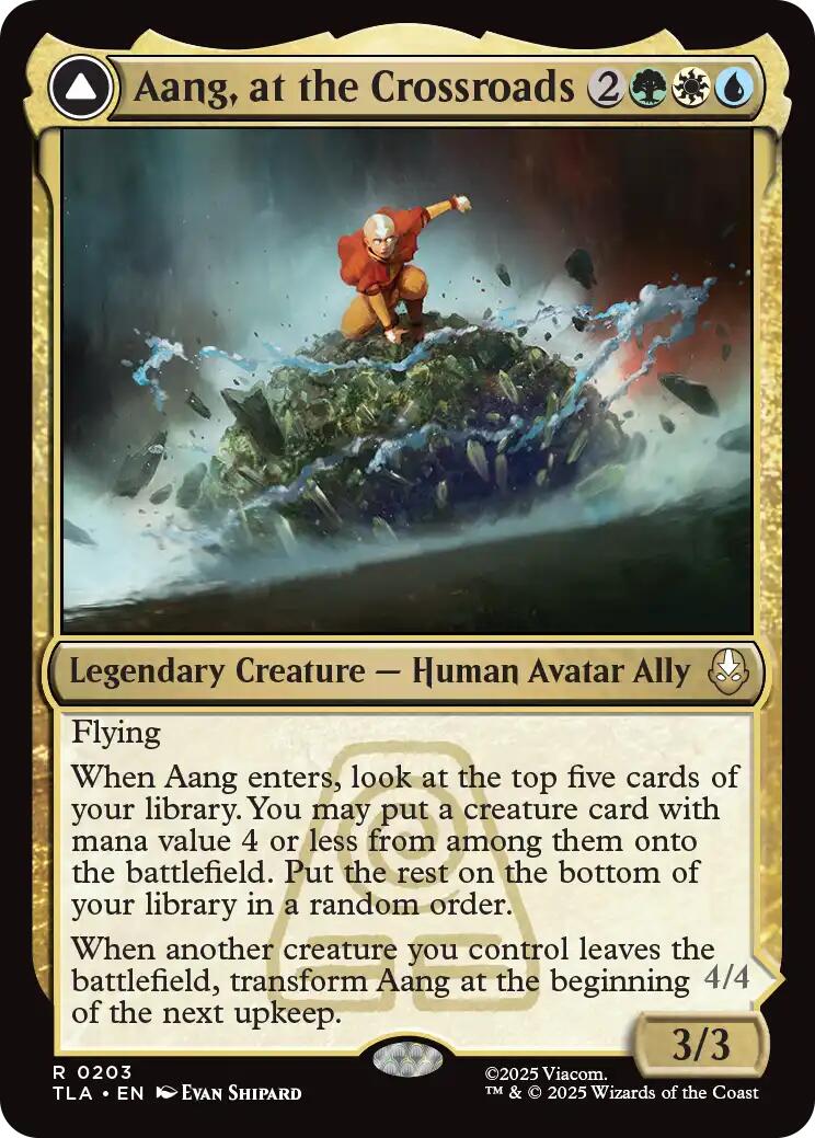 Aang, at the Crossroads [Avatar: The Last Airbender] | Boutique FDB TCG