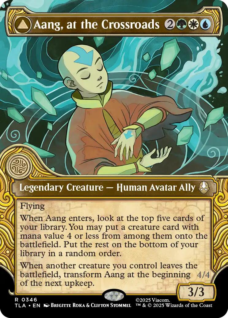 Aang, at the Crossroads (Showcase) [Avatar: The Last Airbender] | Boutique FDB TCG