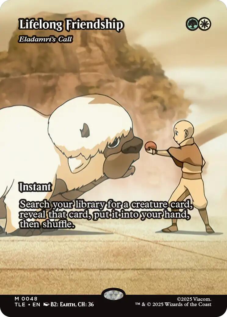 Lifelong Friendship - Eladamri's Call (Borderless) [Avatar: The Last Airbender: Eternal-Legal] | Boutique FDB TCG