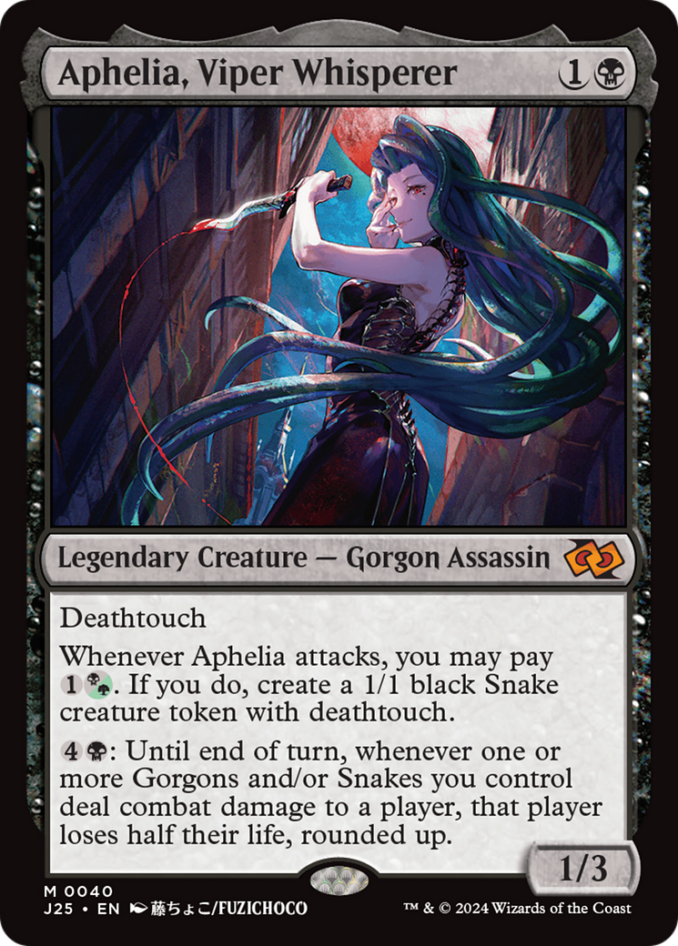 Aphelia, Viper Whisperer (Anime) [Foundations Jumpstart] | Boutique FDB TCG