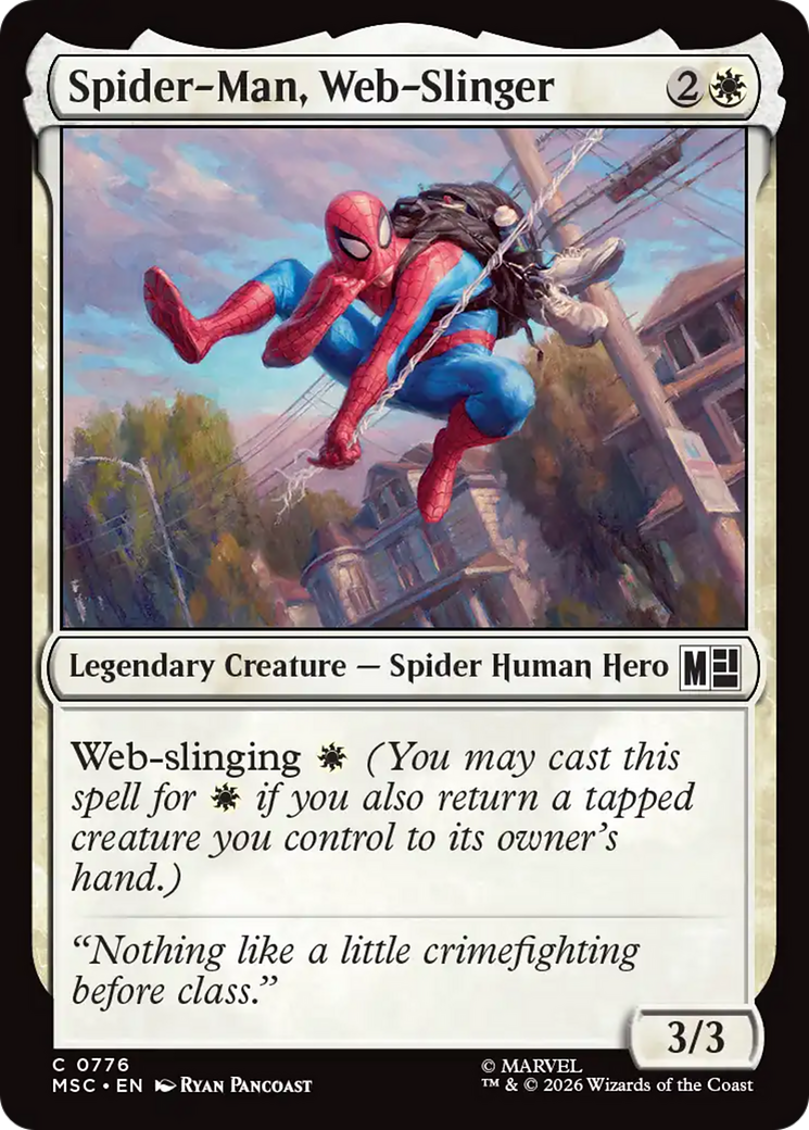 Spider-Man, Web-Slinger [Marvel Super Heroes Commander] | Boutique FDB TCG