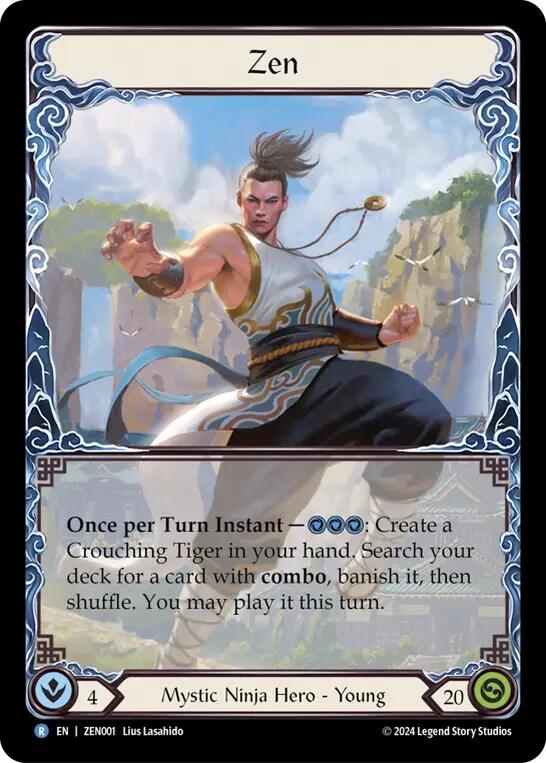 Zen [ZEN001] (Part the Mistveil Zen Blitz Deck)  Rainbow Foil | Boutique FDB TCG