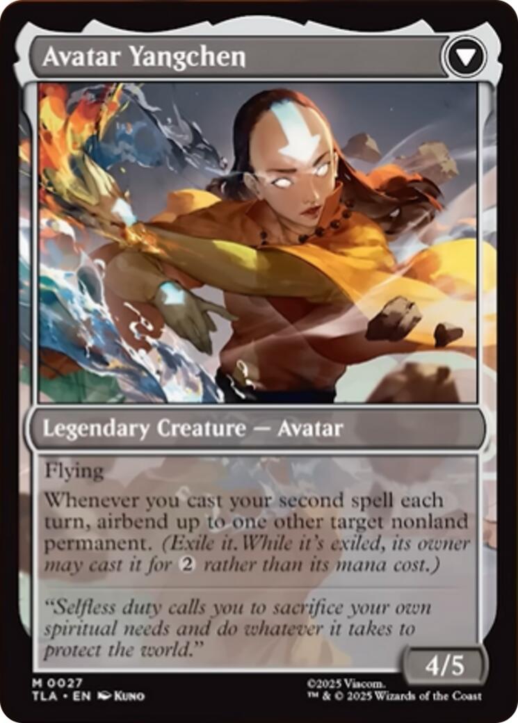 The Legend of Yangchen [Avatar: The Last Airbender] | Boutique FDB TCG
