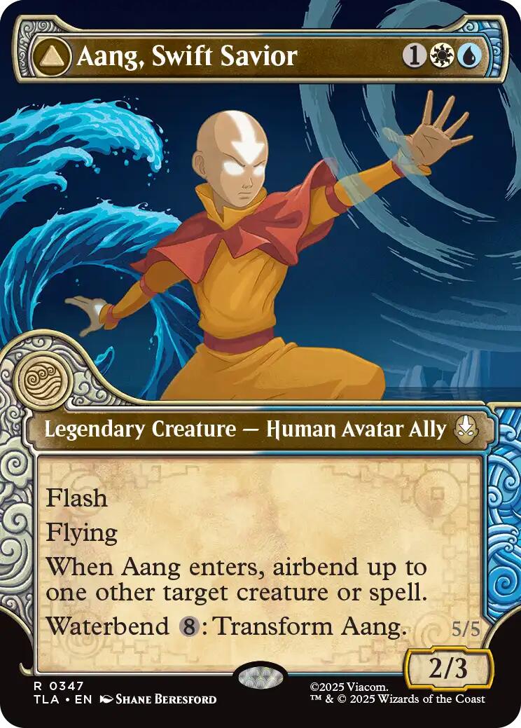 Aang, Swift Savior (Showcase) [Avatar: The Last Airbender] | Boutique FDB TCG