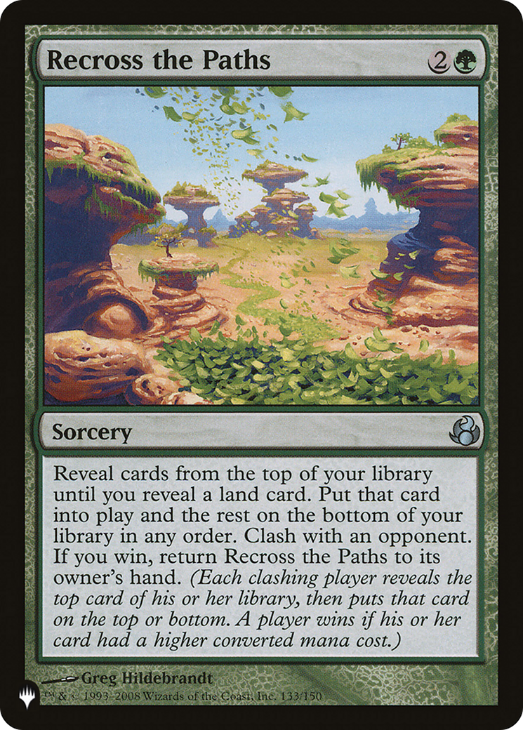 Recross the Paths [The List Reprints] | Boutique FDB TCG