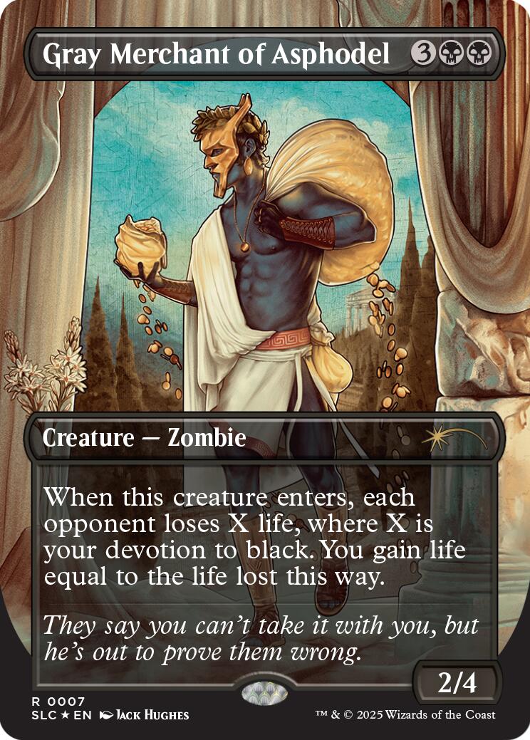 Gray Merchant of Asphodel (Halo Foil) [Secret Lair Countdown Kit] | Boutique FDB TCG