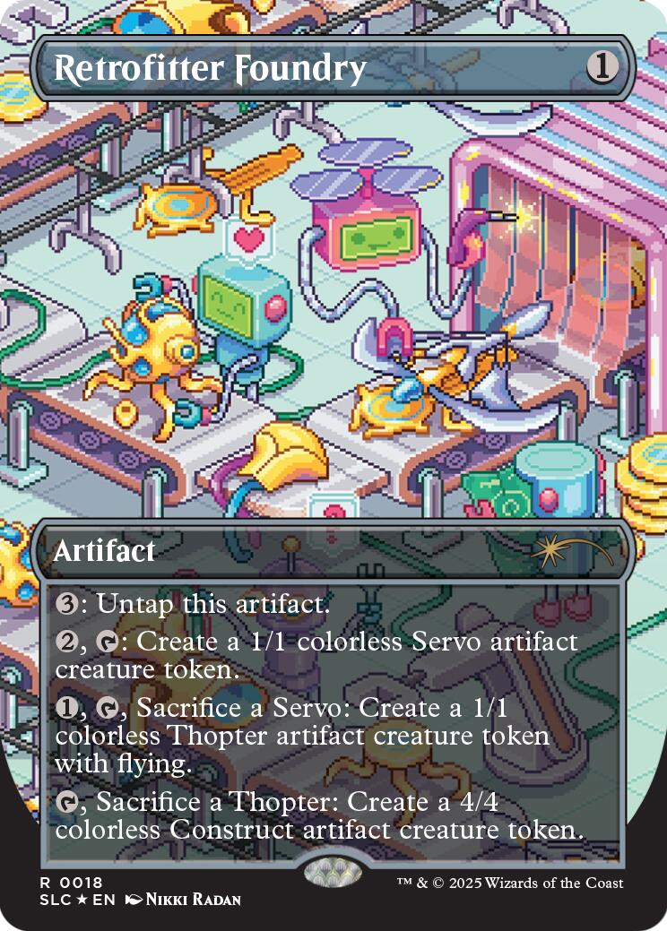 Retrofitter Foundry (Halo Foil) [Secret Lair Countdown Kit] | Boutique FDB TCG