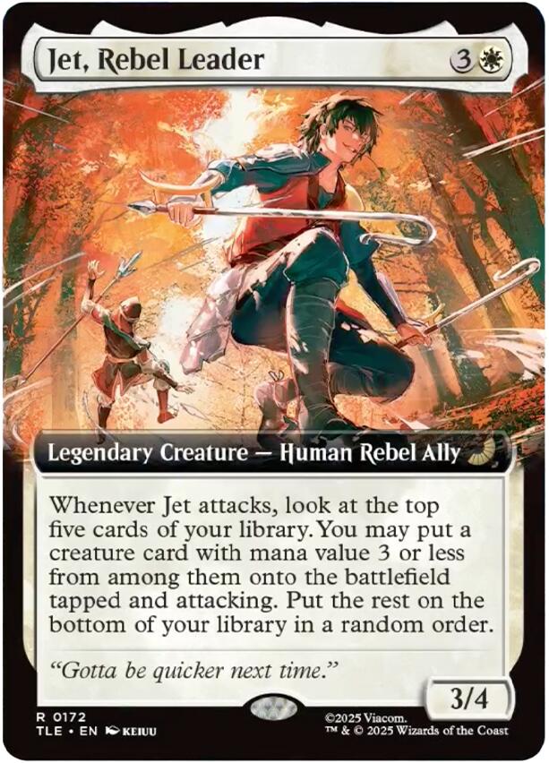 Jet, Rebel Leader (Extended Art) [Avatar: The Last Airbender: Eternal-Legal] | Boutique FDB TCG