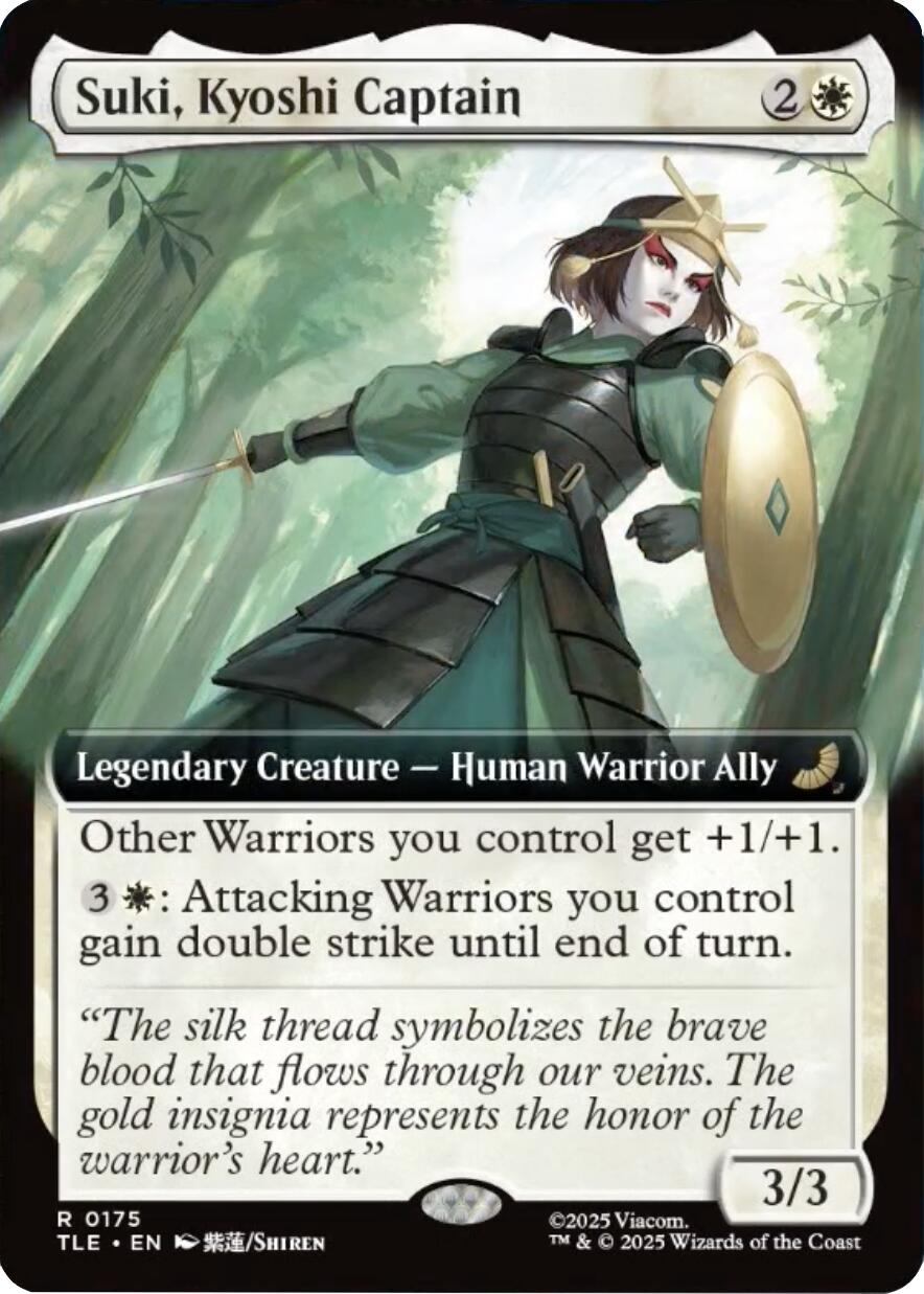 Suki, Kyoshi Captain (Extended Art) [Avatar: The Last Airbender: Eternal-Legal] | Boutique FDB TCG