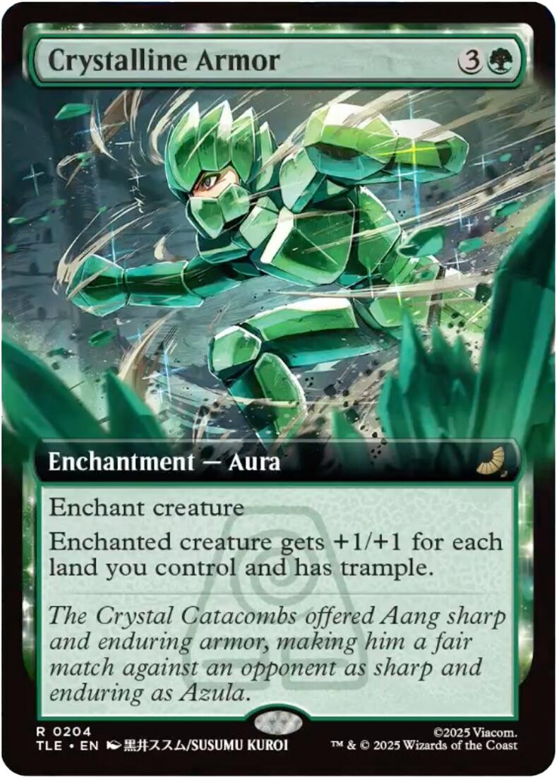 Crystalline Armor (Extended Art) [Avatar: The Last Airbender: Eternal-Legal] | Boutique FDB TCG